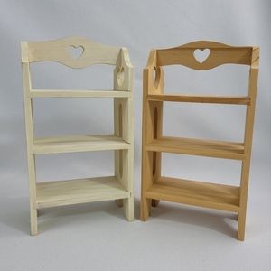 (2) Wooden Dollhouse Bookcase Shelf